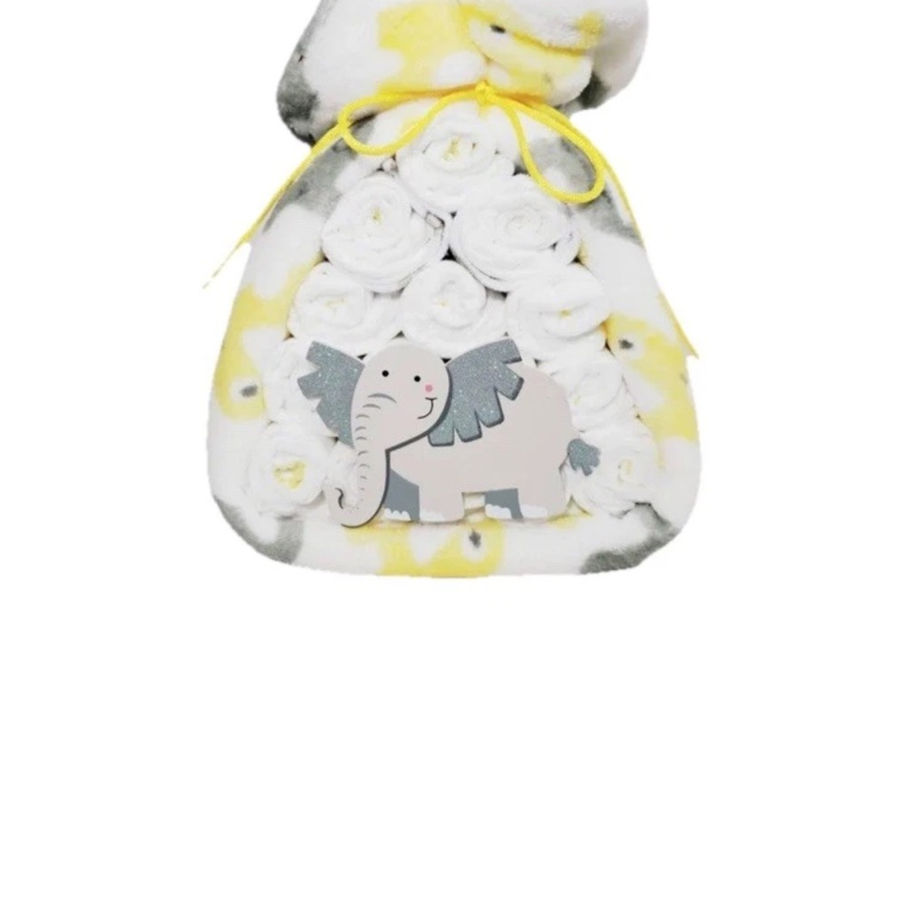 Custom Mini baby shower diaper cake